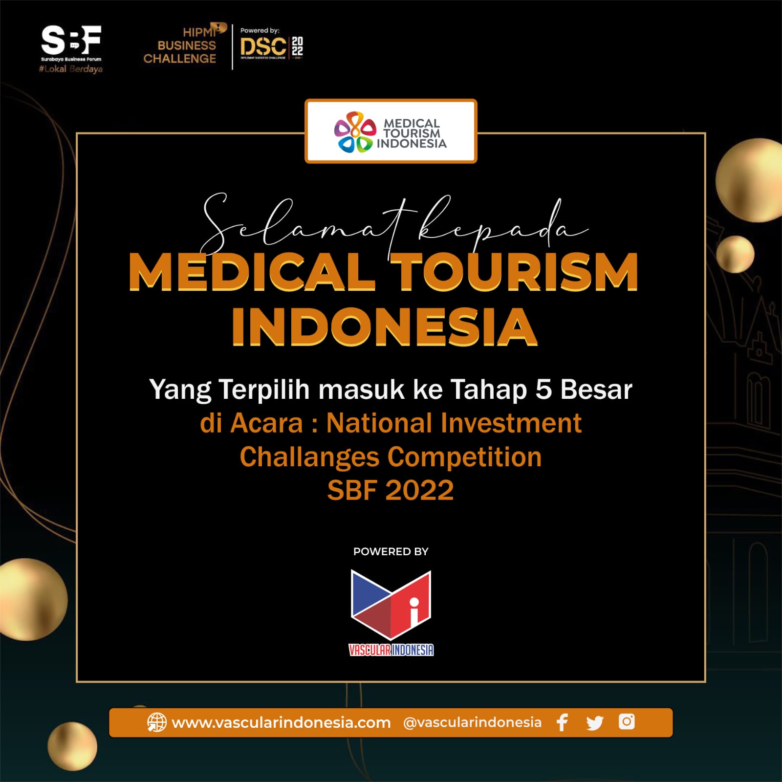 Medical Tourism Indonesia run Investment appraisals, May 21th