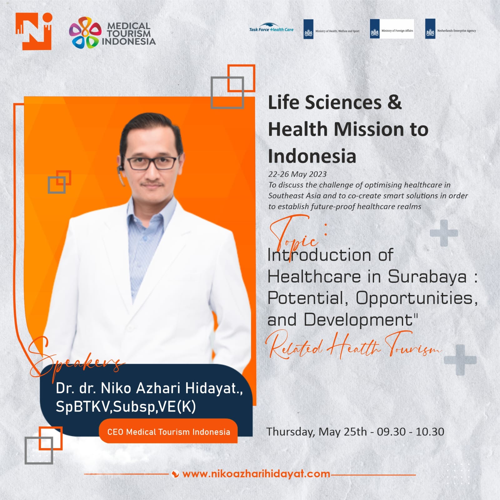 Indonesia – Netherlands On Healthcare Landscape & Medical Tourism.